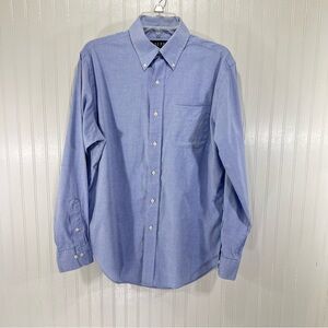 Lauren Ralph Lauren Blue Button Down Oxford Men’s 15 1/2 34/35 classic office
